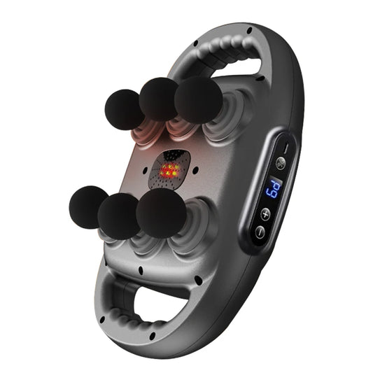 HIGH-Frequence Fascia Massage Gun-hluboká masážní zbraň Fascia-hluboká tkáňová bicí masér s LED dotykovým ovládáním, 9 režimy a automatickým časovačem