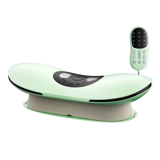 <tc>Lunvail</tc>™ FlexiBack 3-in-1 腰部マッサージャー – 温感、エアサポート、優しい振動機能を備えたスマートな背中枕