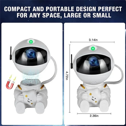🌌 <tc>Lunvail</tc>™ 宇宙飛行士ギャラクシースタープロジェクター – 子供と大人のための宇宙をテーマにしたナイトライト