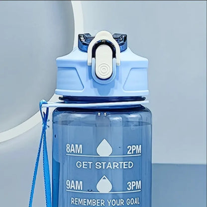Lunvail ™ 800 ml láhve sportovní vody-láhev bez úniku BPA s časovým označením pro fitness, cestování a denní hydrataci