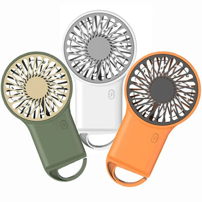 🌬️ Mini Portable USB Cooling Fan with Hook – Rechargeable & Powerful
