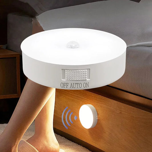 Braiteoir Tairisceana In-athluchtaithe Solas oíche faoi stiúir-USB faoi thiomáint, lampa faoi dhíon uathoibríoch le haghaidh closets, hallaí, cistin & seomra leapa
