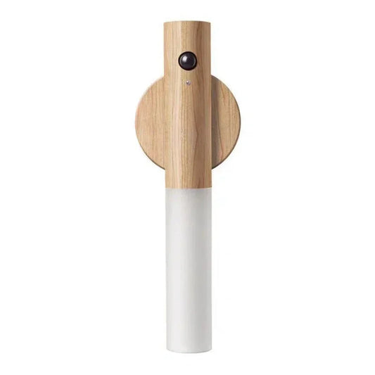 LUNVAIL ™ rörelsessensor LED -nattljus - uppladdningsbar, magnetisk, varm vit vägglampa för sovrum, trappor och hallar
