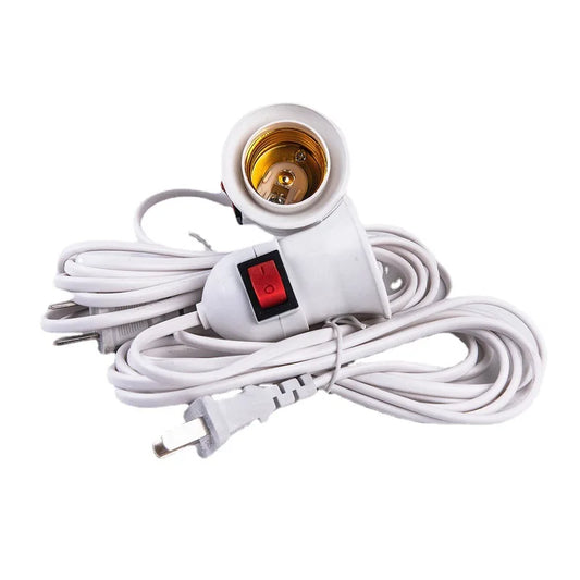 LUNVAIL ™ E27 Switch Light Socket med sladd