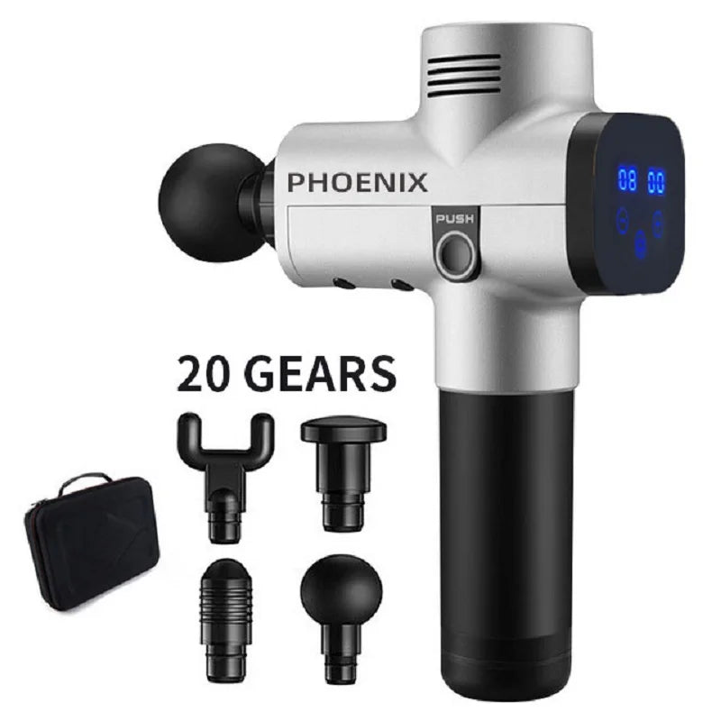 Phoenix A2ディープティッシュマッサージガン - ポータブルハンドヘルドマッスルリラクゼーションバイブレーター