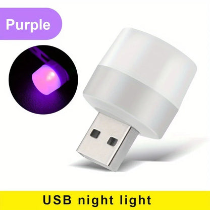 ミニUSB LED LED LEAD LIGHT  -  5V 1W Laptop、Power Bank、Bedsideの使用（暖かい＆白色）用の本ランプ
