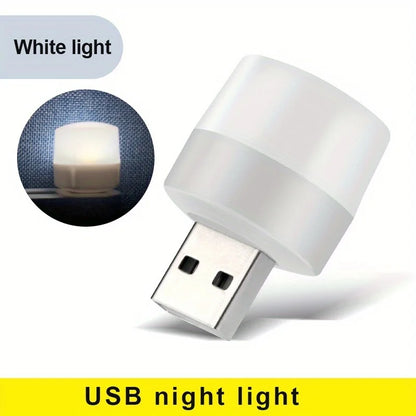 ミニUSB LED LED LEAD LIGHT  -  5V 1W Laptop、Power Bank、Bedsideの使用（暖かい＆白色）用の本ランプ