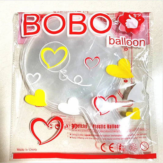 🎈 LUNVAIL ™ Transparenta Bobo Balloons - 10st Clear Bubble Balloons (8–24 tum)