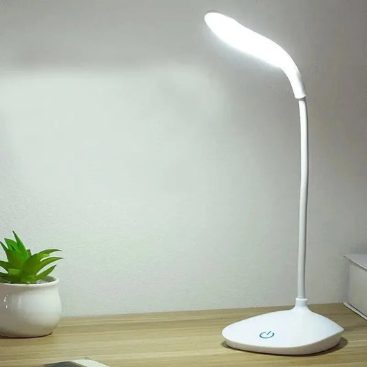 Lampa Léitheoireachta faoi stiúir USB Muirearú - Deasc Dimmer Deasc le cosaint súl & 3 Leibhéil Ghile do Dorms, Seomraí Leapa & Limistéir Staidéir