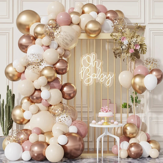 Balloon Garland Arch Kit - Narozeninová párty dekorace pro dívky, miminko, svatební a událost.