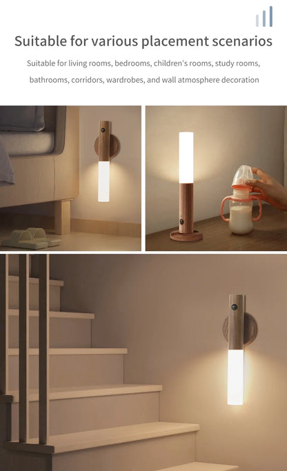 Lunvail ™ Prosor Moting LED Light Light Light Light - Ka taea te whakahoki, te maama, te maamaa ma te papa mo te whare moenga, nga papaahi me nga huarahi