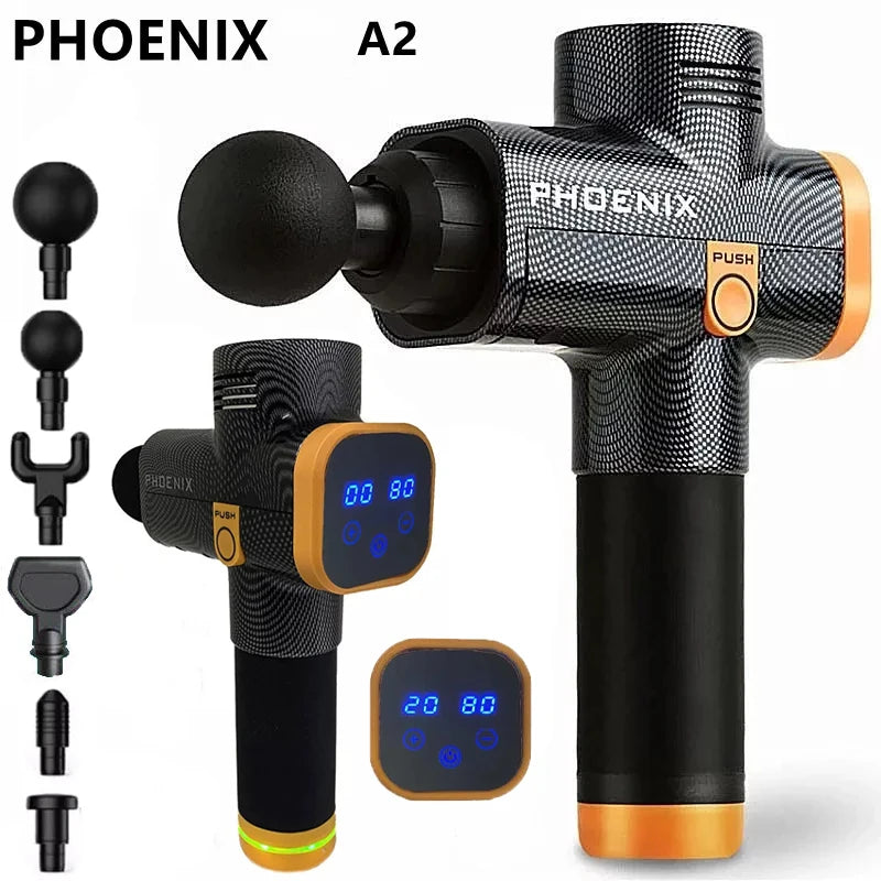 Phoenix A2ディープティッシュマッサージガン - ポータブルハンドヘルドマッスルリラクゼーションバイブレーター