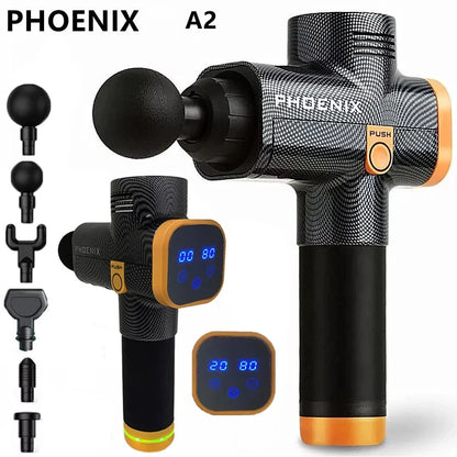 Phoenix A2ディープティッシュマッサージガン - ポータブルハンドヘルドマッスルリラクゼーションバイブレーター