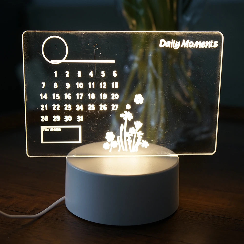 📝 Luz nocturna con tablero de mensajes LED creativo: ¡escribe, ilumina y deleita!