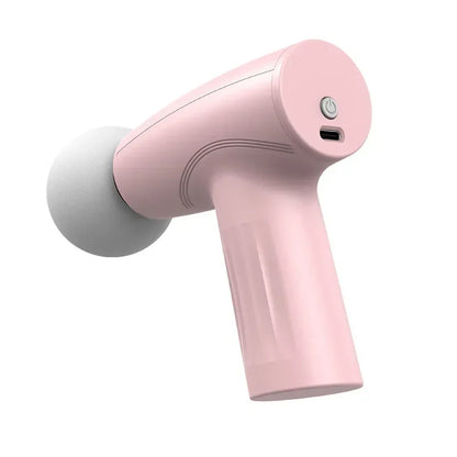 Minibliss™ピンクマッサージガン - 全身筋肉の救済と旅行用のコンパクトな深いティッシュマッサージャー（USB充電式）