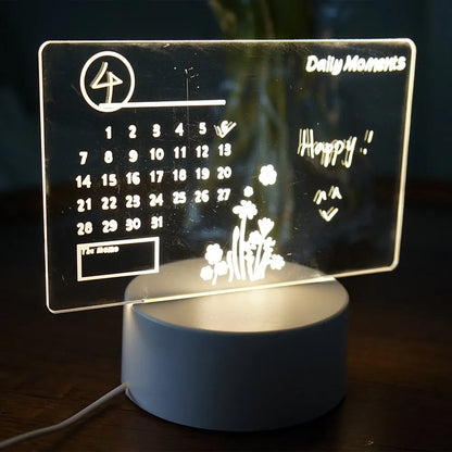 📝 Luz nocturna con tablero de mensajes LED creativo: ¡escribe, ilumina y deleita!