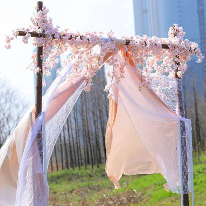 <tc>Lunvail</tc>™ 180cm 人工桜つる - シルク製桜ガーランド ご自宅、結婚式、パーティーの装飾に