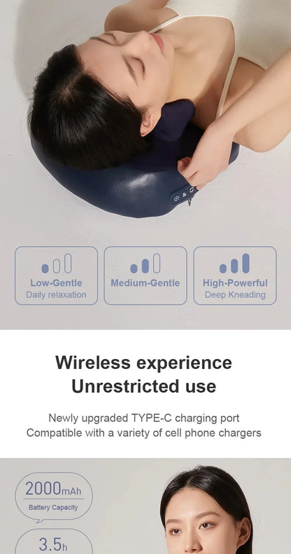 🔹 <tc>Lunvail</tc>™ 僧帽筋電動マッサージ枕