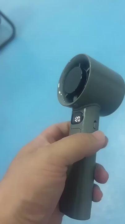 🚀 Fan Mini Bladeless Mini Luas-USB Rechargeable, Ultra-Quiet, Dlúth